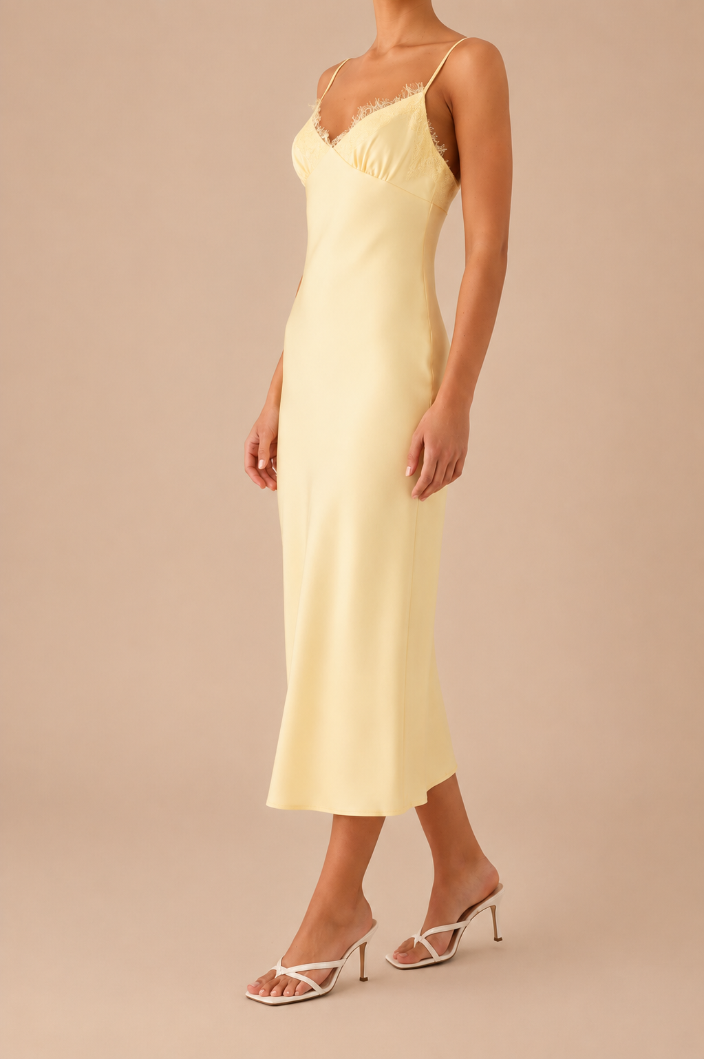 Brea | Vestido Corto Mujer Amarillo
